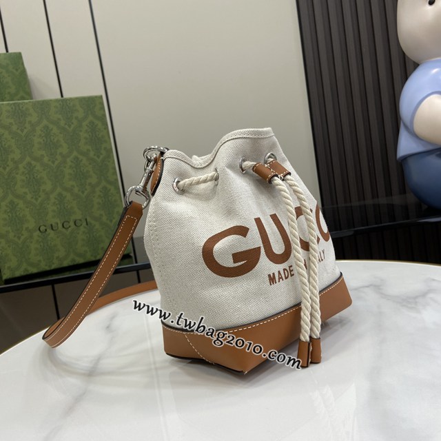gucci專櫃2024早春系列帆布手提袋 古馳飾Gucci印花迷你肩背包 jcp1614